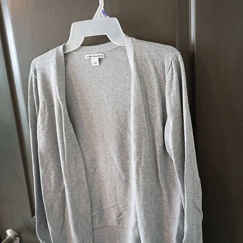 Classic Light Gray Women's Cardigan